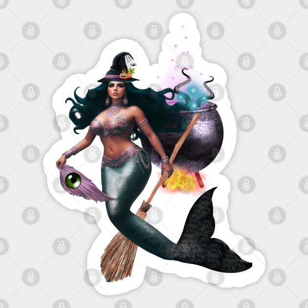 Mexican Witch Mermaid Sticker by MGRCLimon